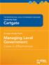 Cartgate, Managing Local Government: Cases in Effectiveness