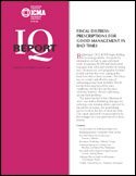 Fiscal Distress: Prescriptions for Good Management in Bad Times (e-Document)