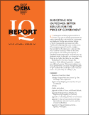 Budgeting for Outcomes: Better Results for the Price of Government (e-Document)