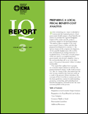 Preparing a Local Fiscal Benefit-Cost Analysis (e-Document)