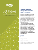Adapting to Climate Change: Strategies for Local Government (e-Document)