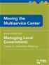 Moving the Multiservice Center, Managing Local Government: Cases in Decision Making