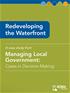 Redeveloping the Waterfront, Managing Local Government: Cases in Decision Making