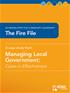 The Fire File, Managing Local Government: Cases in Effectiveness