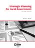 Strategic Planning for Local Government, 2nd edition