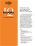 Budgeting for Outcomes, Better Results for the Price of Government
