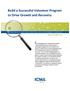 Build a Successful Volunteer Program to Drive Growth and Recovery
