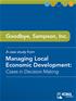 Goodbye, Sampson, Inc., Managing Local Economic Development: Cases in Decision Making